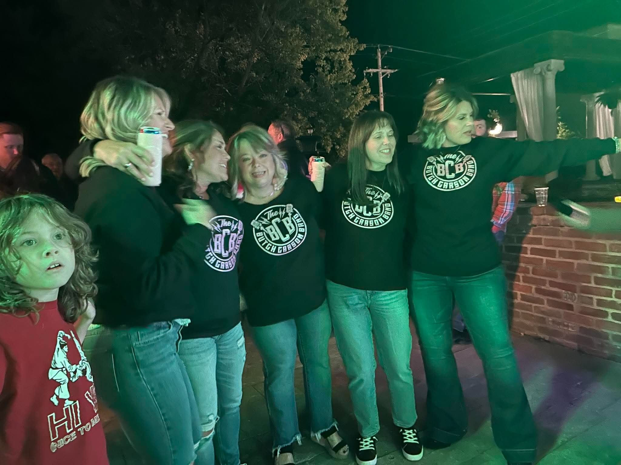 Theresa celebrating with friends